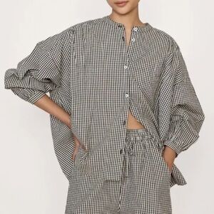 Laude the Label Francoise Gingham Top